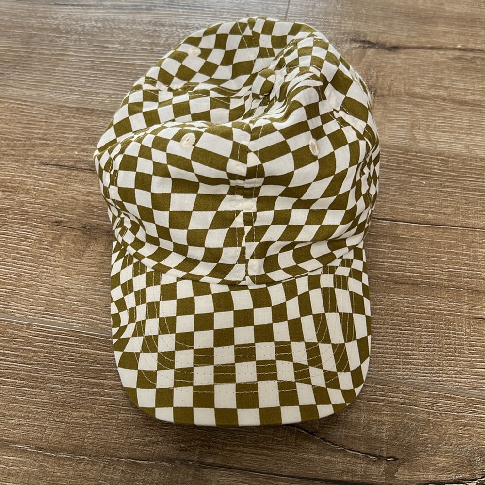 BAGGU checkered baseball cap